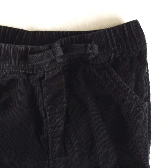 old navy black corduroy jogger pants 12-18 months baby - Picture 2 of 5